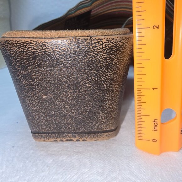 WOMENS COBB HILL BY NEW BALANCE BROWN SLIP ON WEDGE SANDAL SIZE 7.5 EUC - Picture 10 of 10